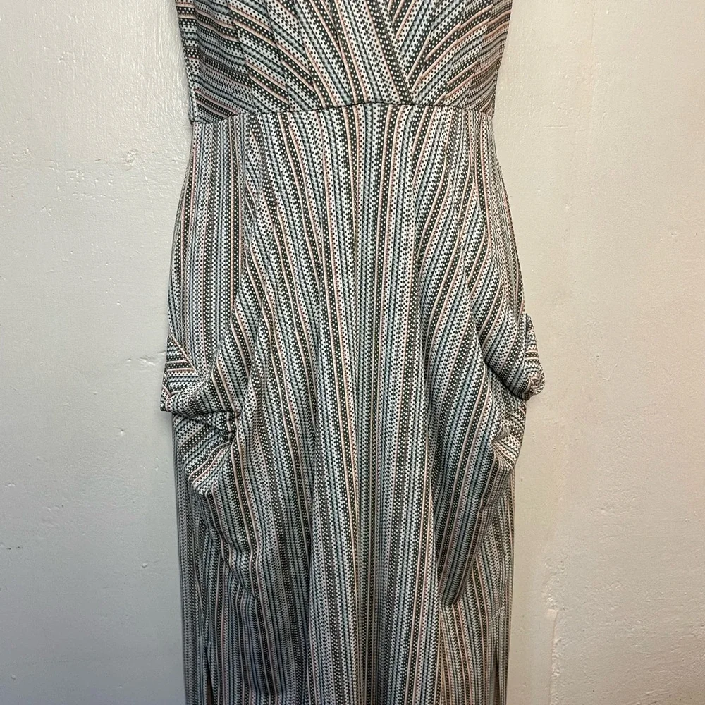 #0136 BCBGeneration Draped Crossover Sundress with Pockets -XS - Picture 3 of 7